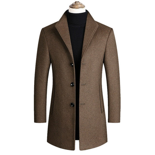 Aurelio™ | Abrigo Largo de Invierno Elegante