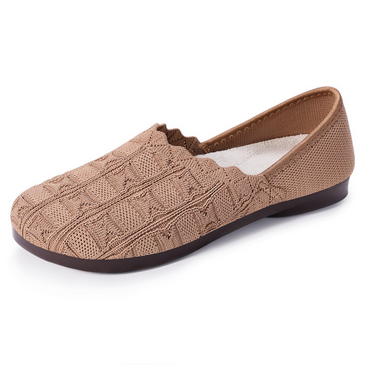 LOLA |👟Zapatos casuales de mujer de tejido transpirable✨ Tejido transpirable que mantiene los pies frescos y cómodos; suela flexible de PVC, ideal para largos paseos🚶