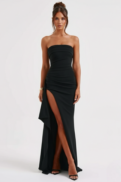 Sofia - Vestido Largo Negro Glamour
