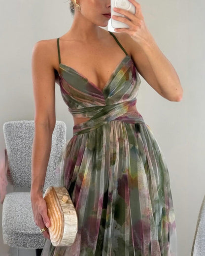 Claudia | Vestido Largo Floral Elegance