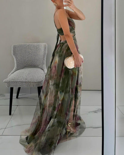 Claudia | Vestido Largo Floral Elegance