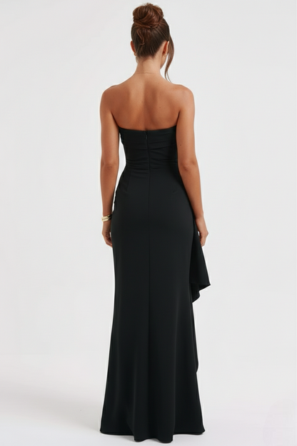 Sofia - Vestido Largo Negro Glamour