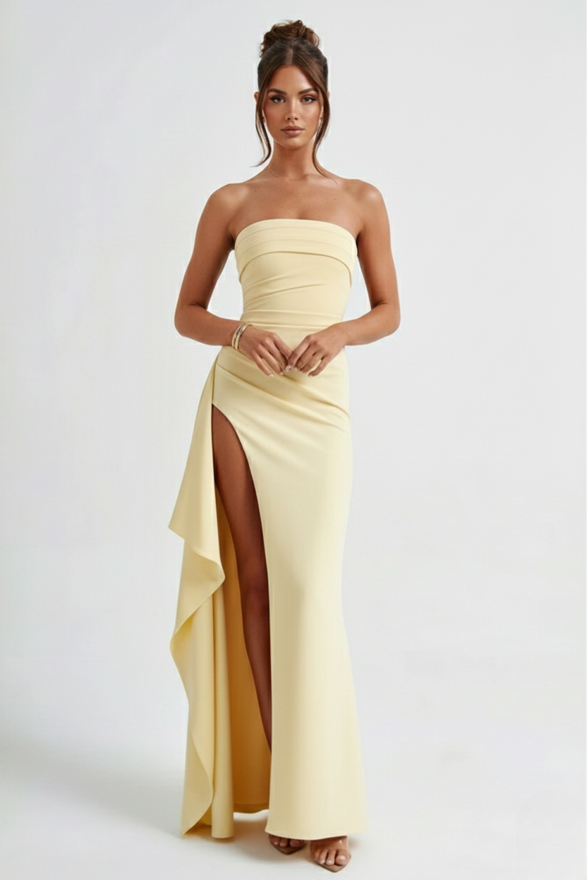 Sofia - Vestido Largo Negro Glamour
