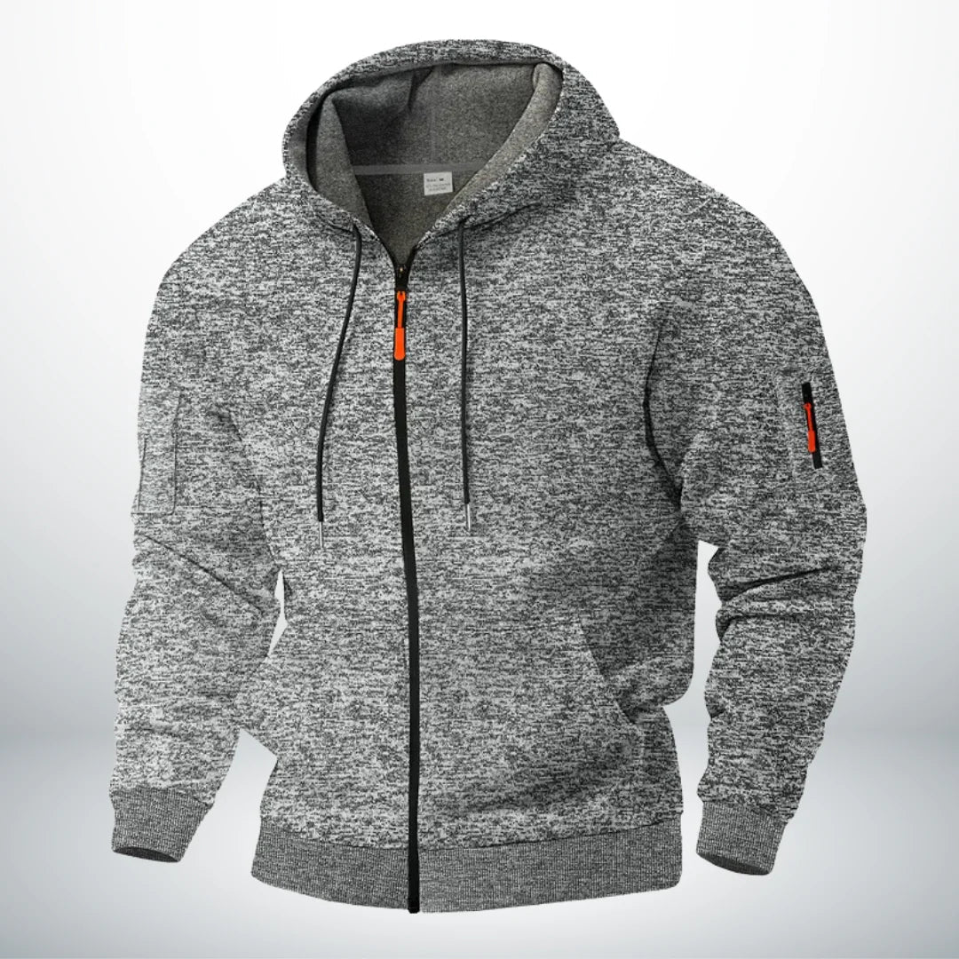 Chaqueta de Forro Polar Térmica con Cremallera para Hombre