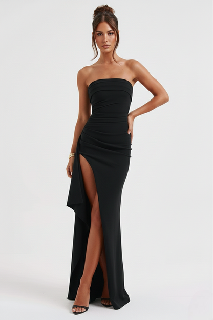 Sofia - Vestido Largo Negro Glamour