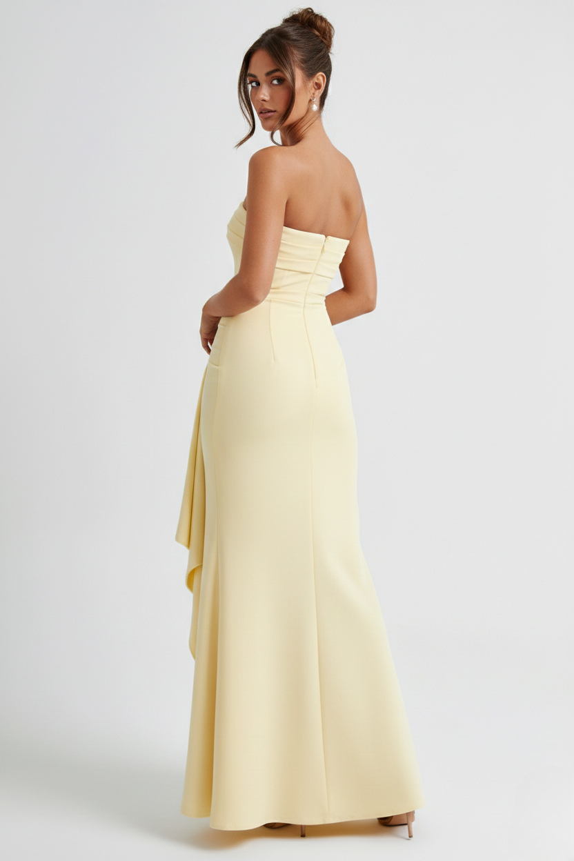 Sofia - Vestido Largo Negro Glamour