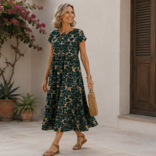 Florene | Vestido de verano de manga corta