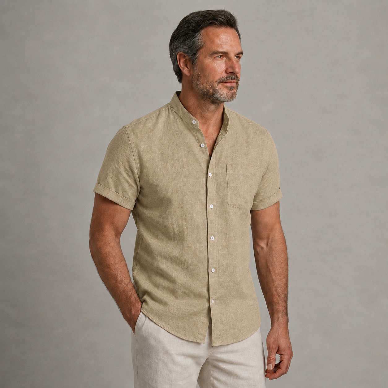 Elías | Camisa ligera de lino para hombre