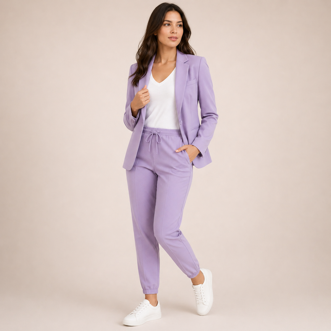 Aleli | Conjunto de traje informal con un toque deportivo