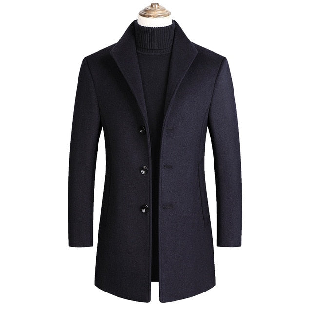 Aurelio™ | Abrigo Largo de Invierno Elegante