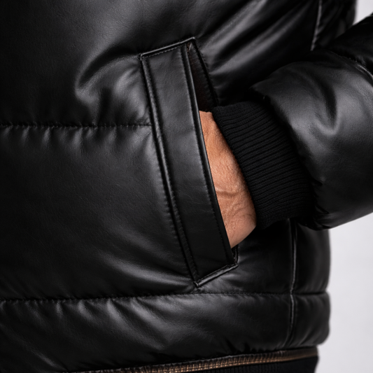 Cristiana | Chaqueta Puffer Urbana Premium con Cuello Acolchado