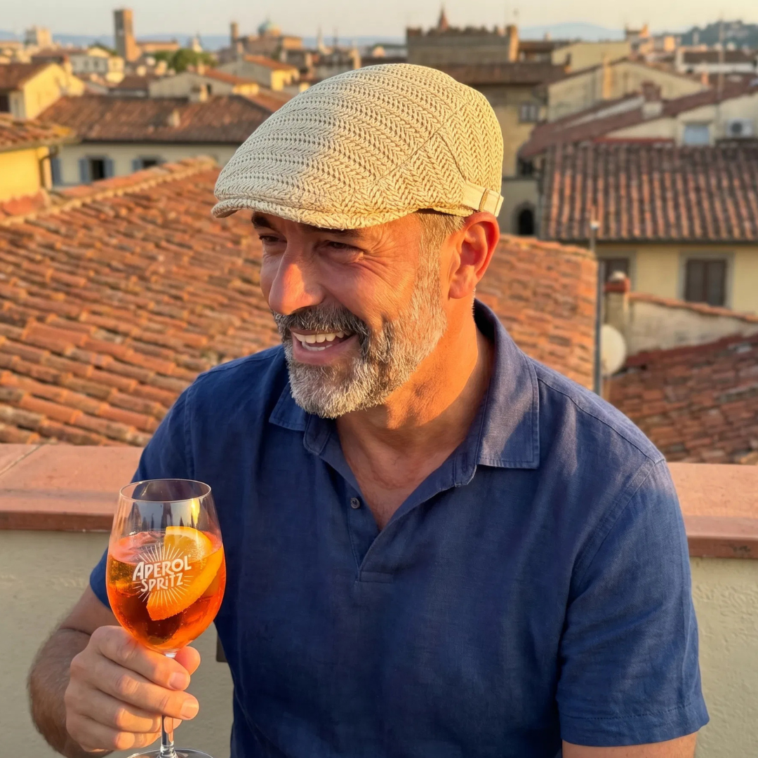 Salvador — Gorra plana de verano en paja