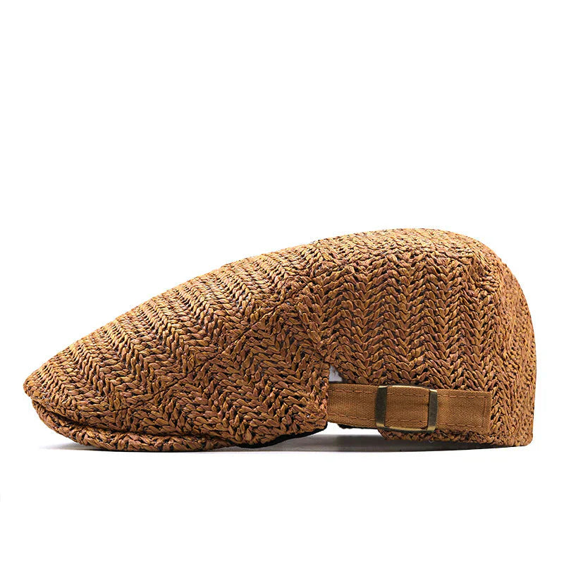 Salvador — Gorra plana de verano en paja