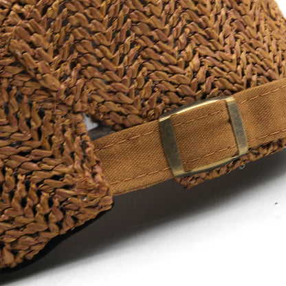 Salvador — Gorra plana de verano en paja