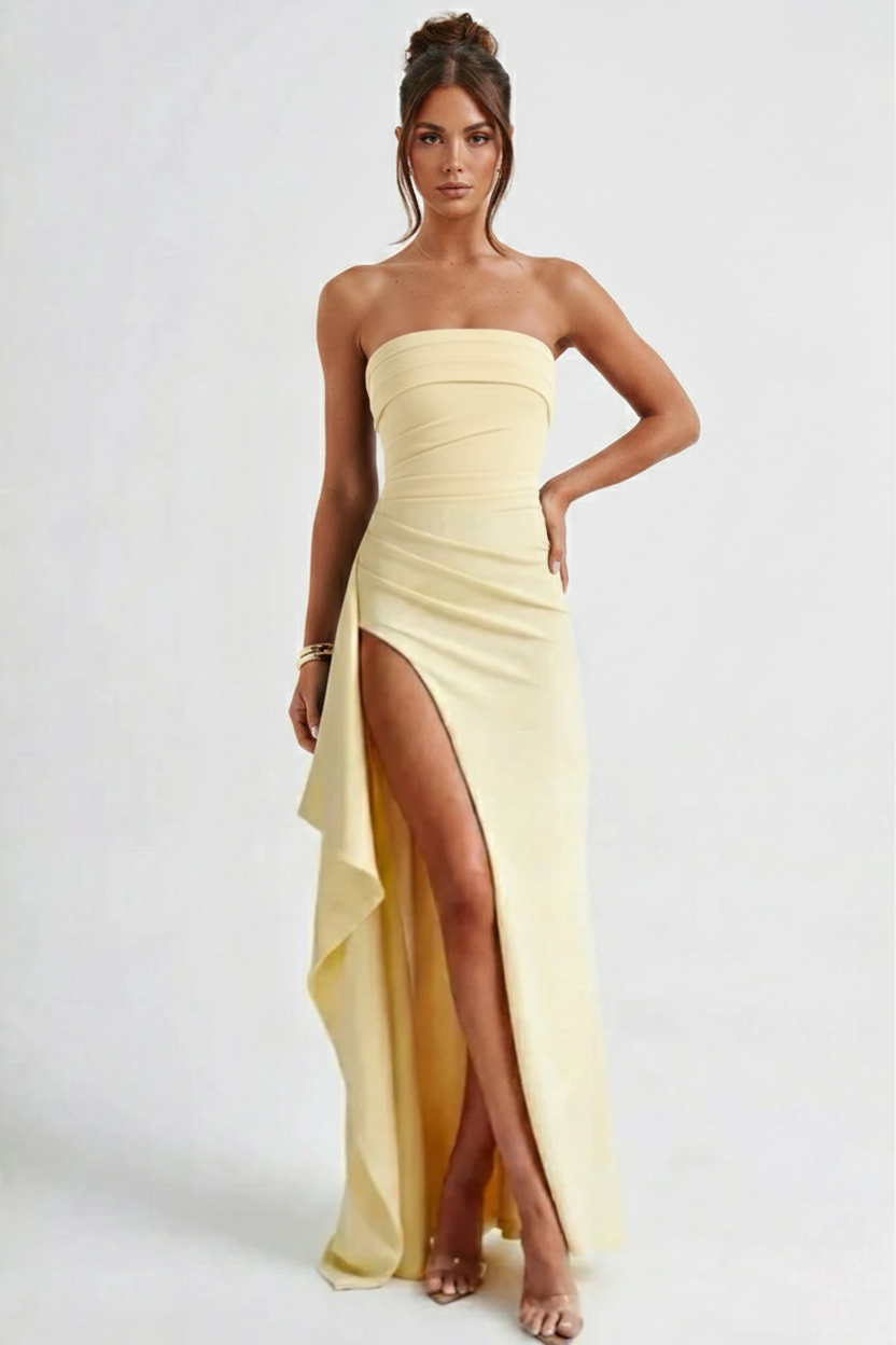 Sofia - Vestido Largo Negro Glamour