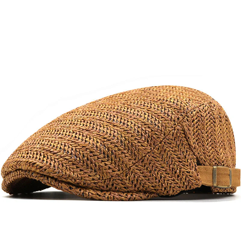 Salvador — Gorra plana de verano en paja