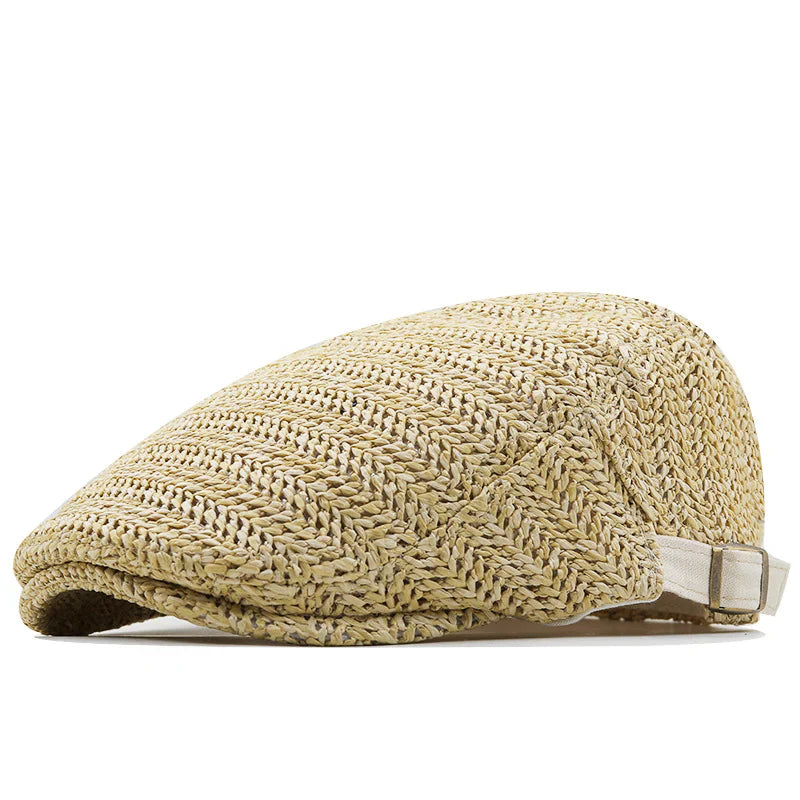 Salvador — Gorra plana de verano en paja