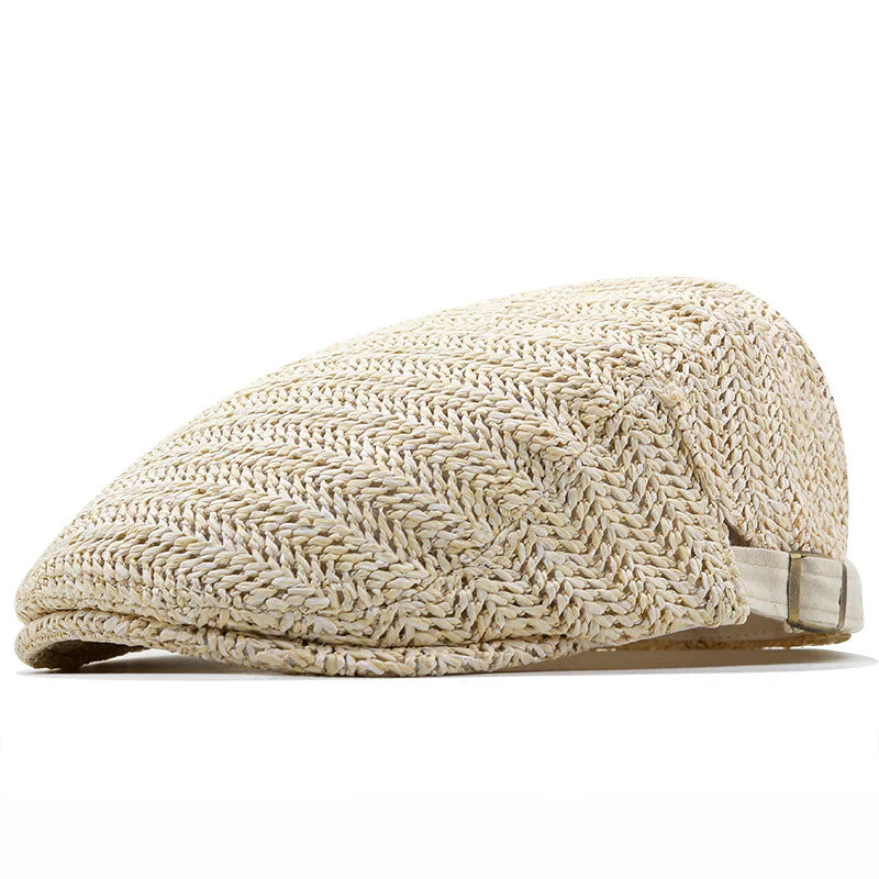 Salvador — Gorra plana de verano en paja
