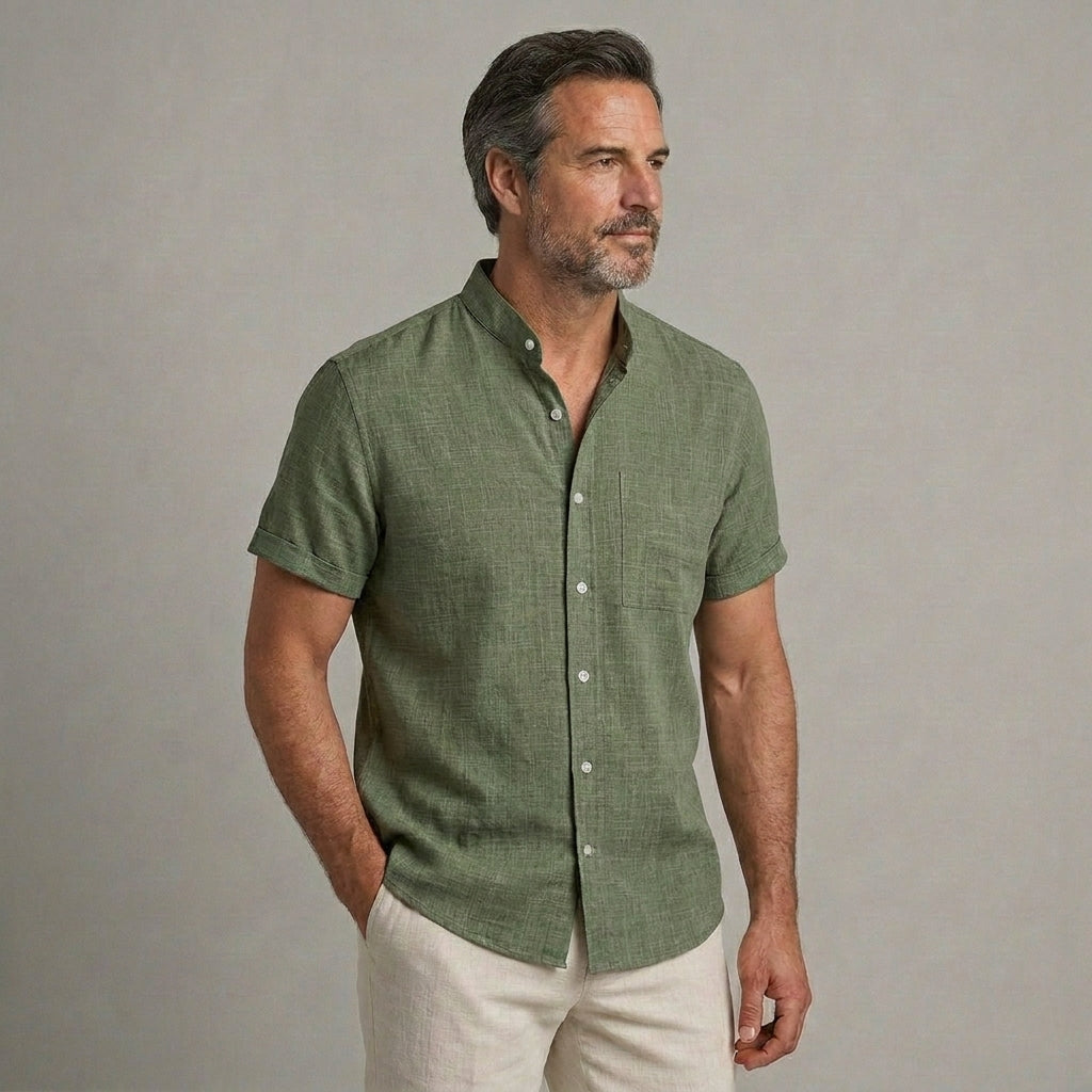 Elías | Camisa ligera de lino para hombre