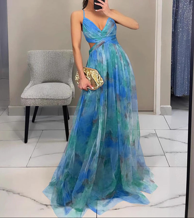 Claudia | Vestido Largo Floral Elegance