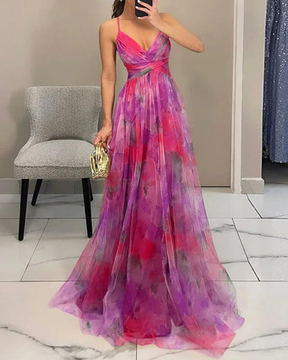 Claudia | Vestido Largo Floral Elegance