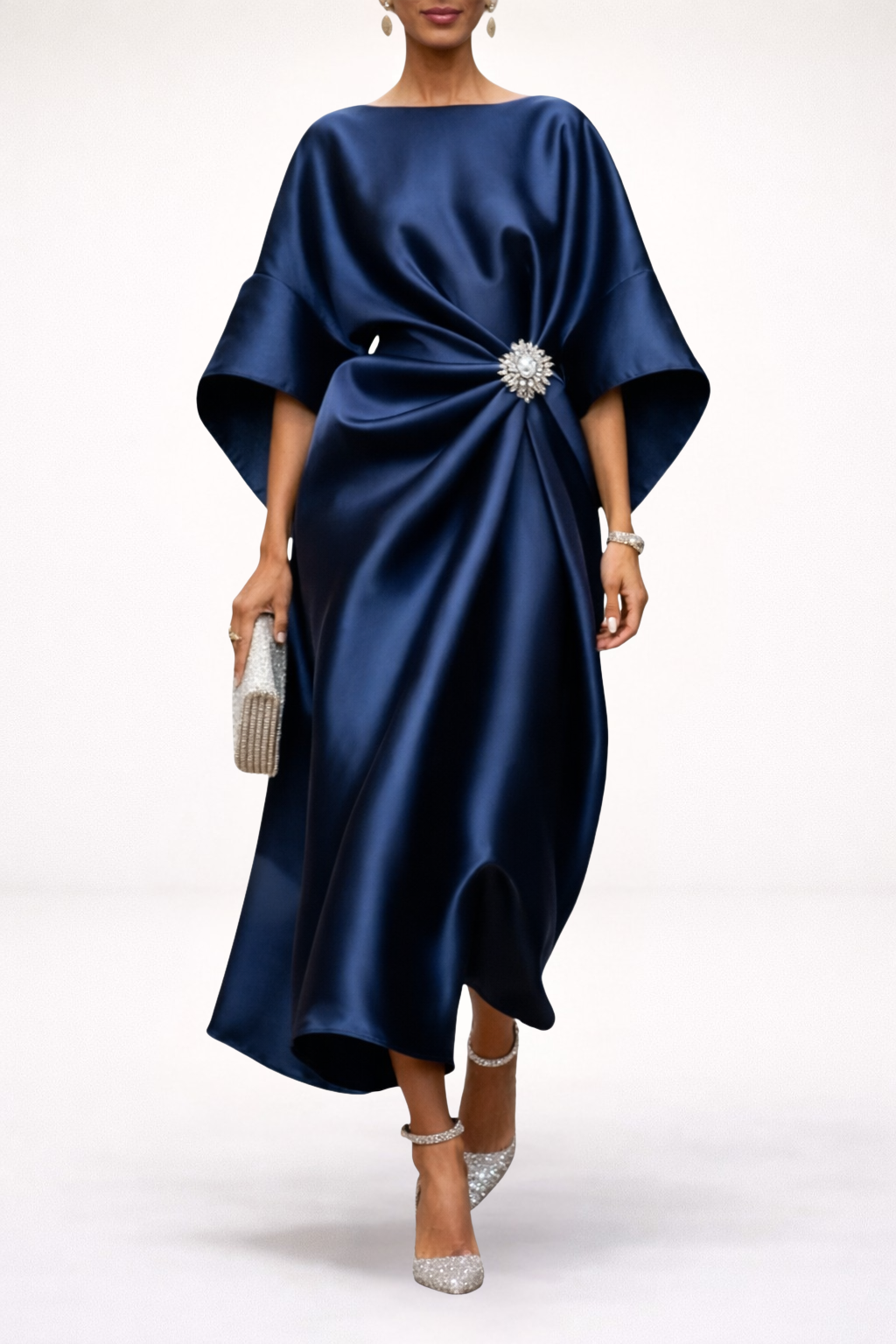 Isadora- Vestido de Satén Elegante