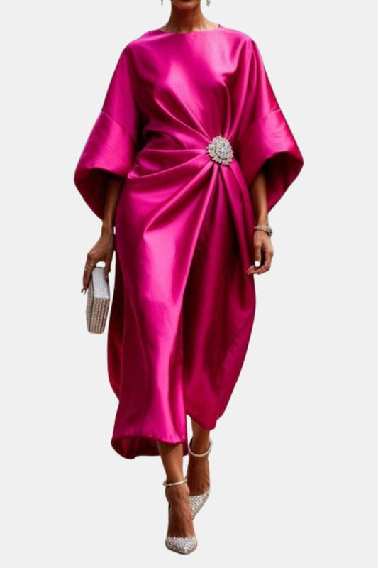 Isadora- Vestido de Satén Elegante