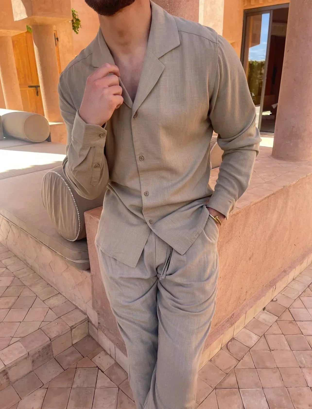 Joe™|Conjunto Premium de Lino