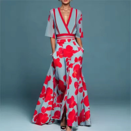 Vestidos elegantes para mujer | Escote en V y cintura marcada