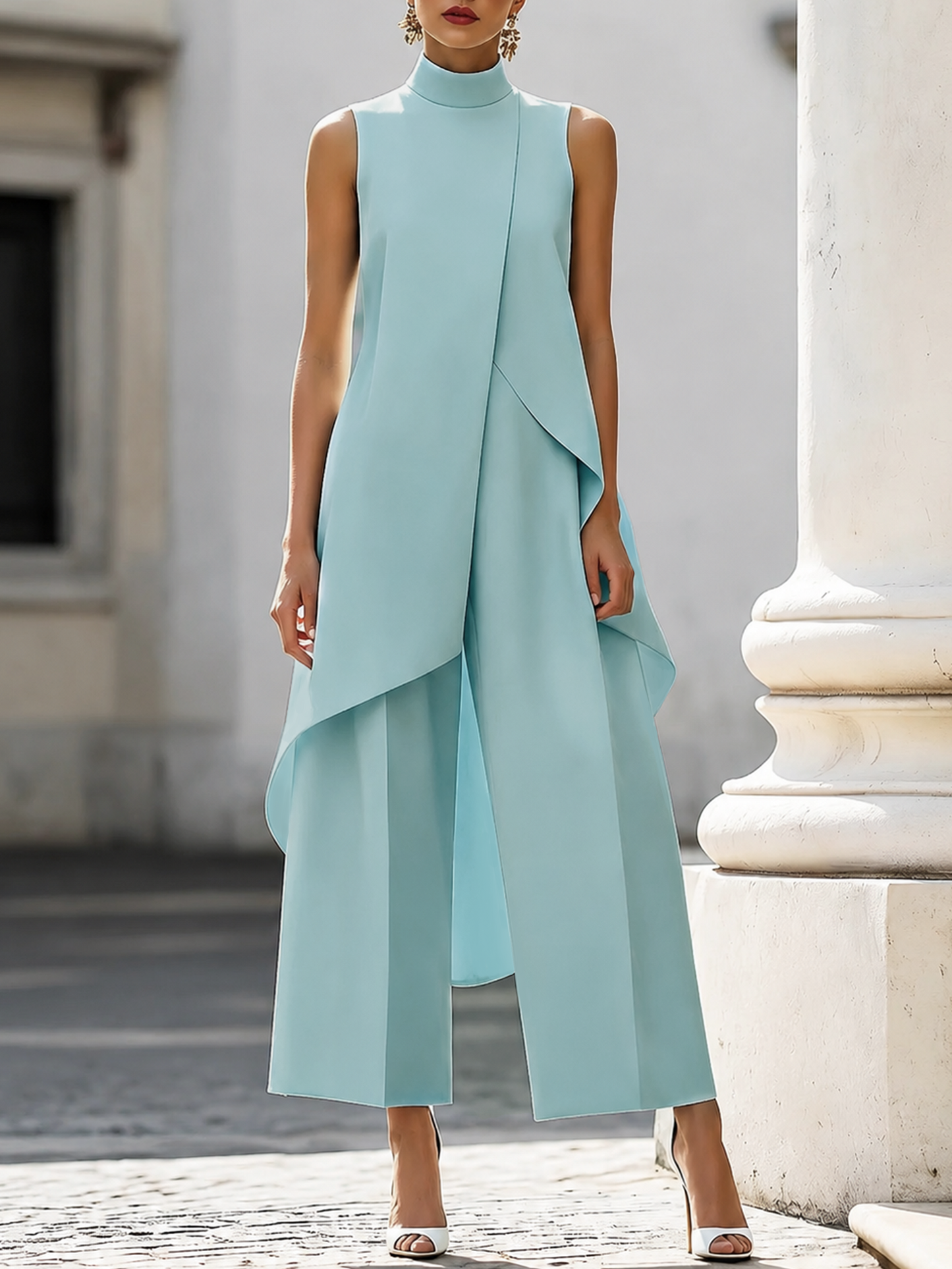 Catalina: mono largo de corte elegante