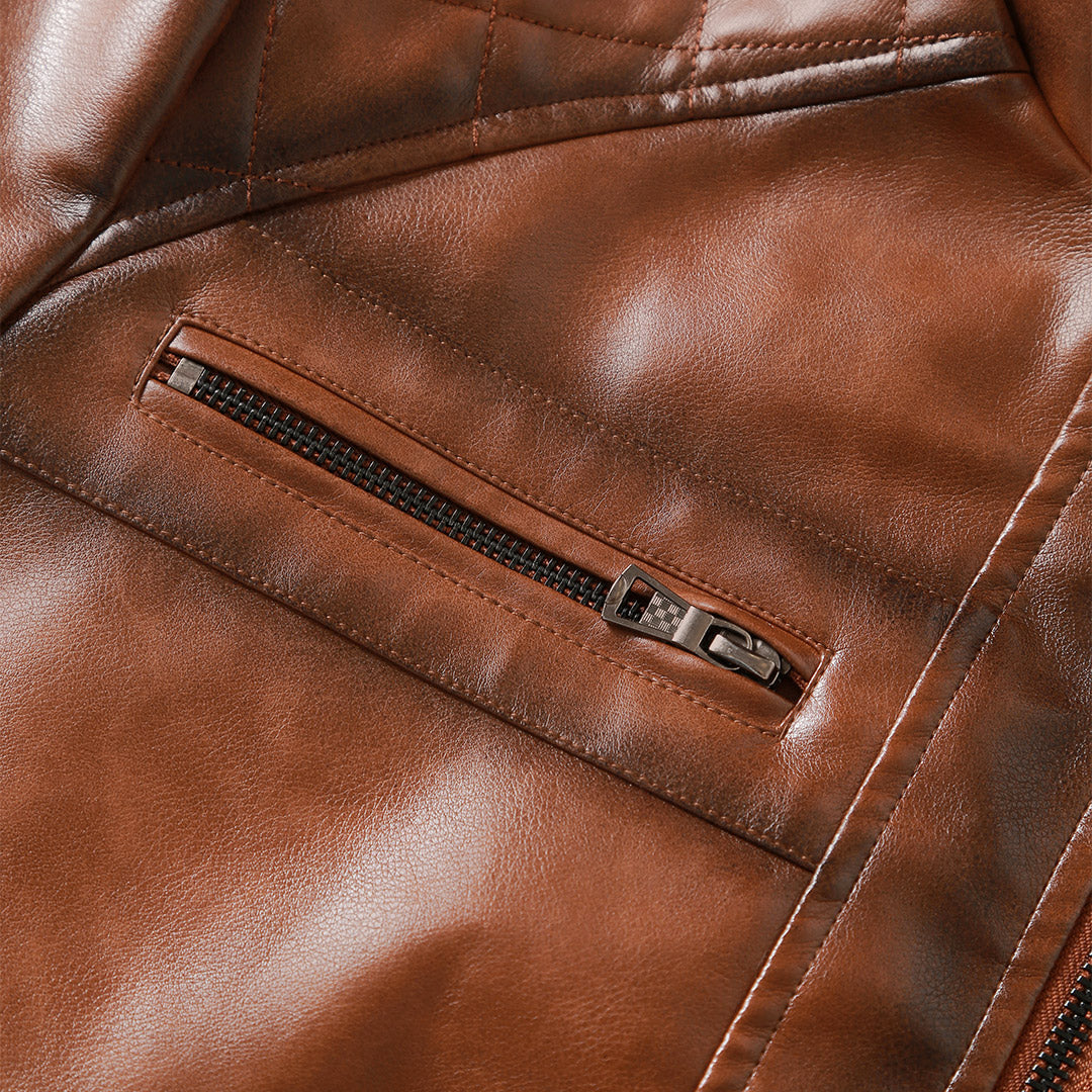 Julian | Chaqueta de Cuero Cruiser