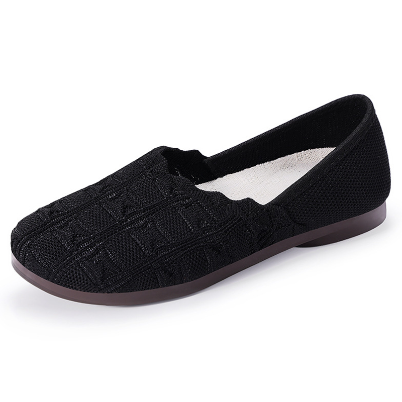 LOLA |👟Zapatos casuales de mujer de tejido transpirable✨ Tejido transpirable que mantiene los pies frescos y cómodos; suela flexible de PVC, ideal para largos paseos🚶