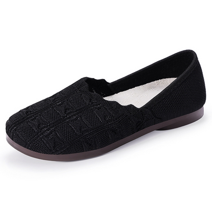 LOLA |👟Zapatos casuales de mujer de tejido transpirable✨ Tejido transpirable que mantiene los pies frescos y cómodos; suela flexible de PVC, ideal para largos paseos🚶