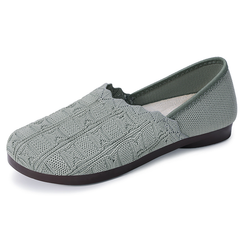 LOLA |👟Zapatos casuales de mujer de tejido transpirable✨ Tejido transpirable que mantiene los pies frescos y cómodos; suela flexible de PVC, ideal para largos paseos🚶
